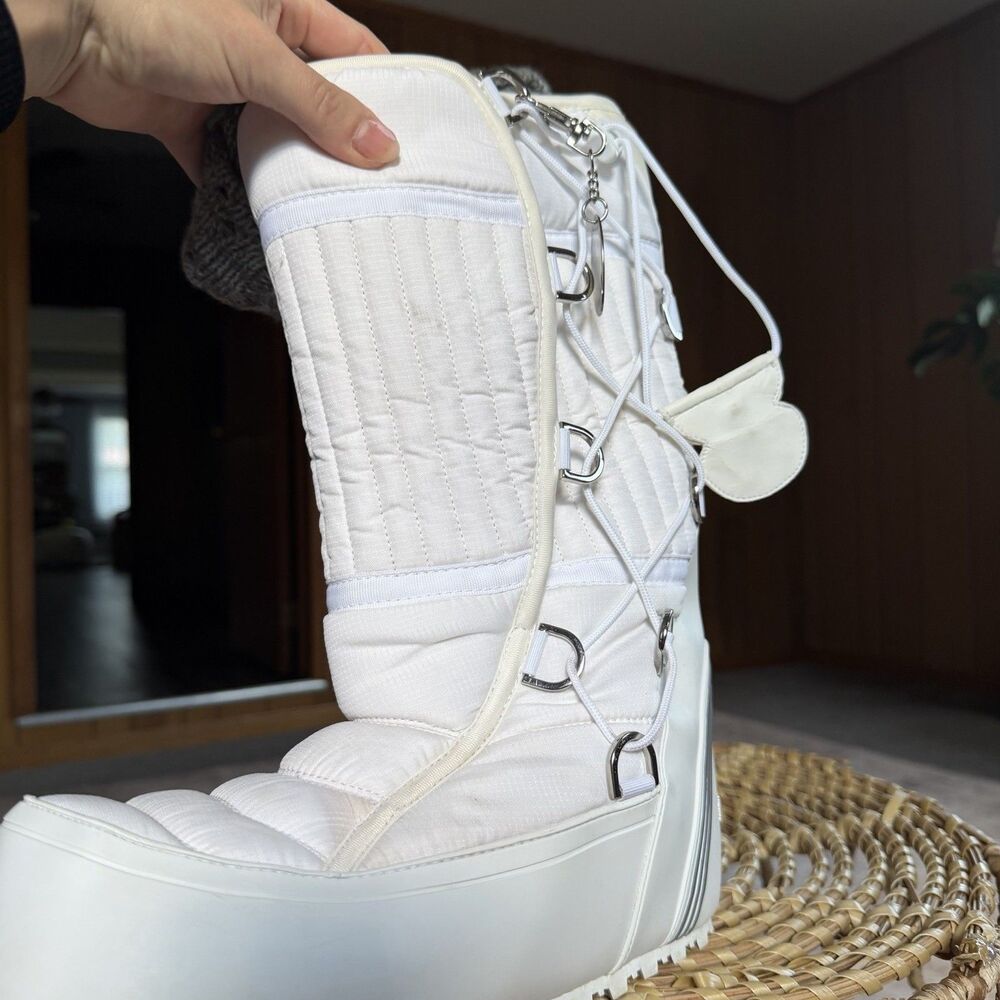 STELLA McCARTNEY adidas TAHSES WINTER BOOT snow Shoes REMOVABLE LINER Sz US 8.5 - Picture 14 of 16